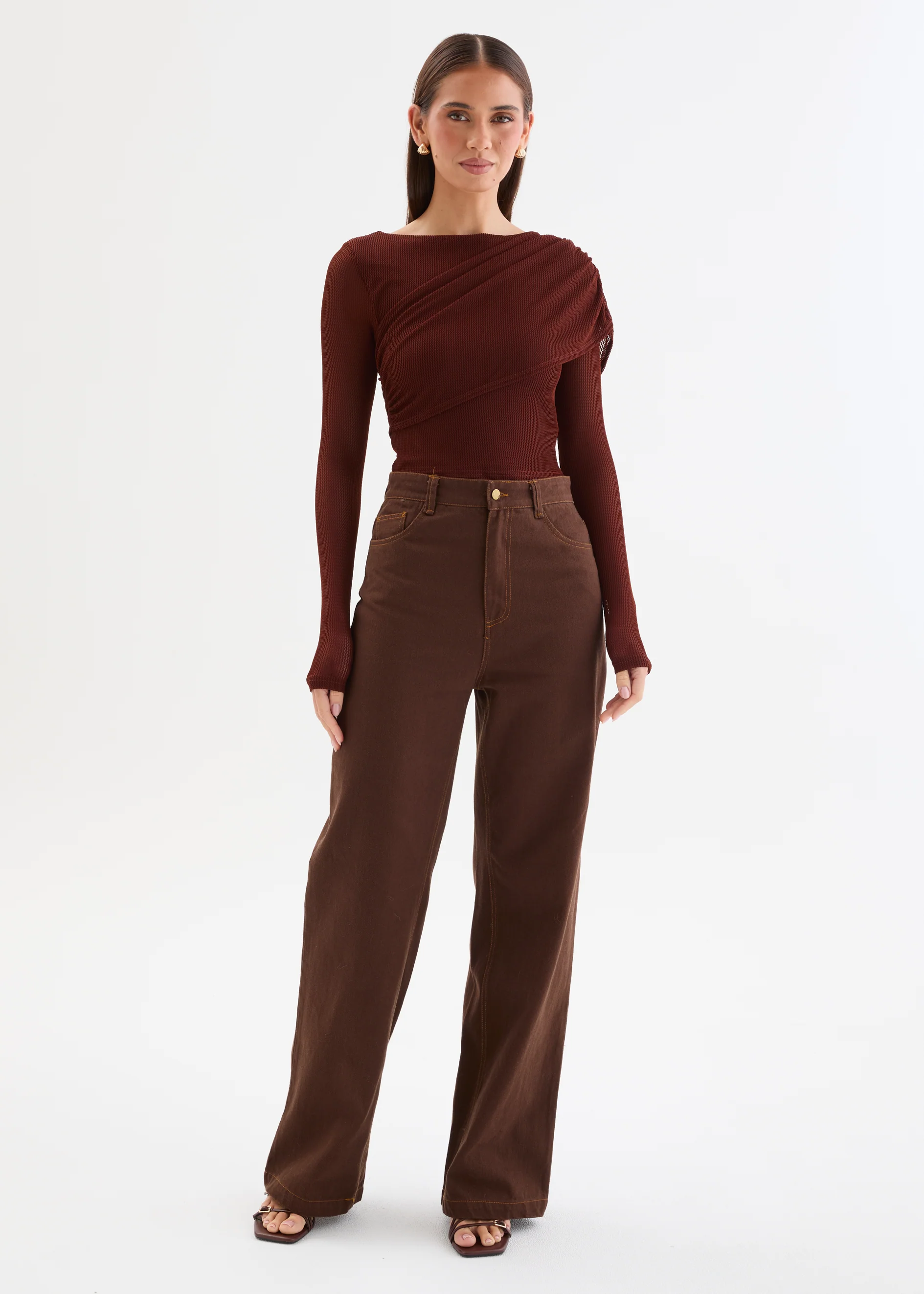 Kandice Jeans - Chocolate - Image 5