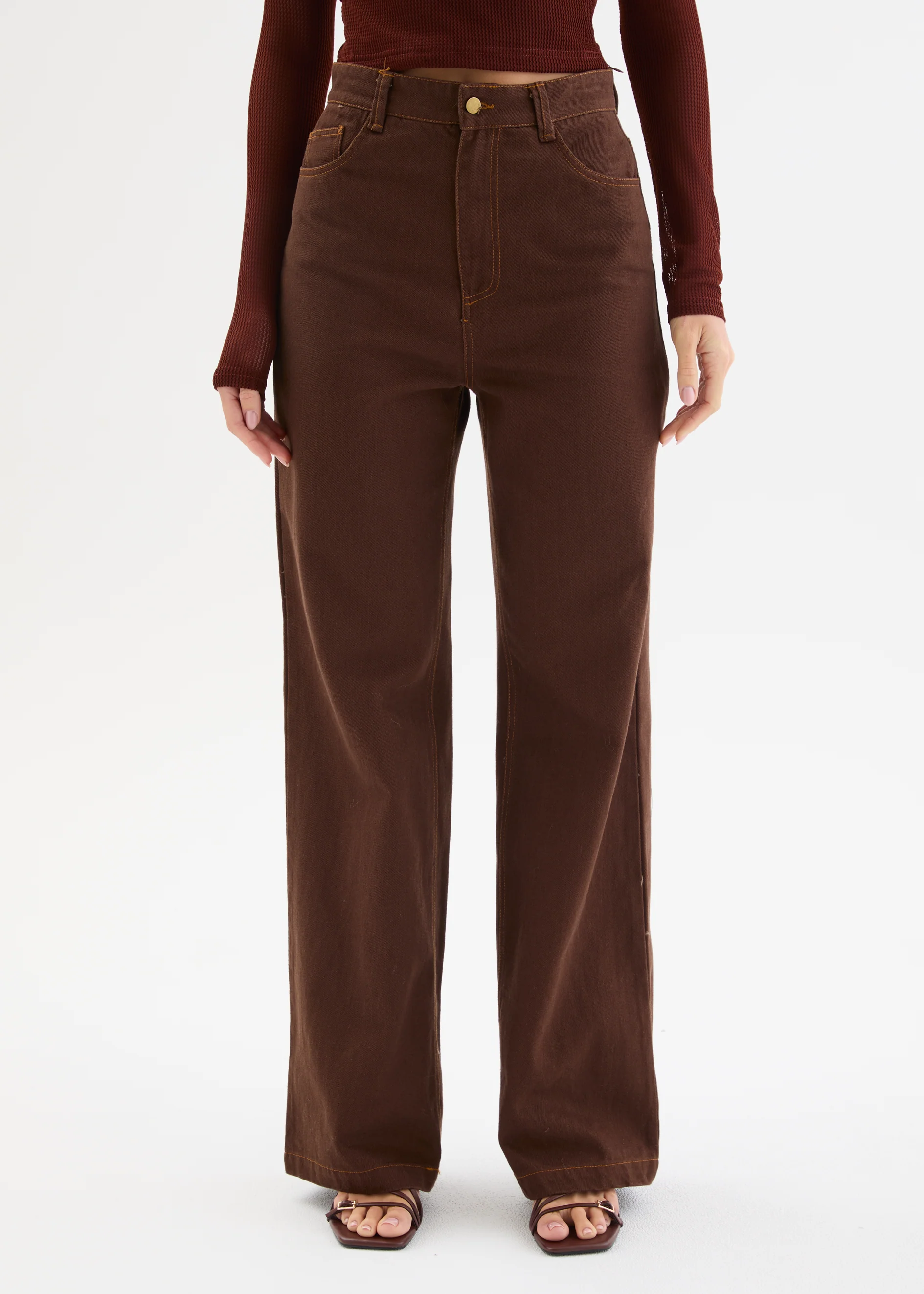 Kandice Jeans - Chocolate - Image 8