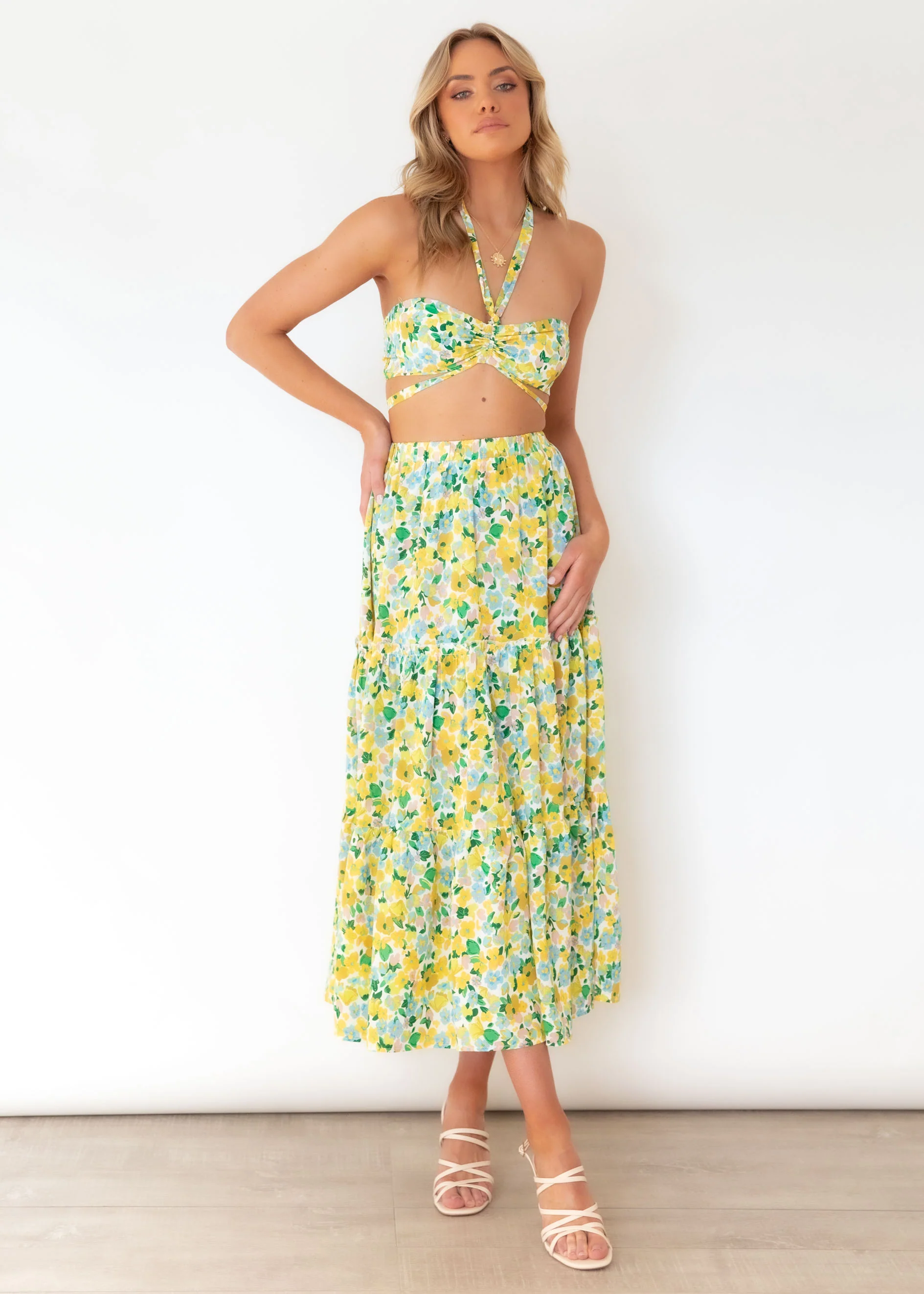 Karlia Crop - Lemon Flowers - Image 5