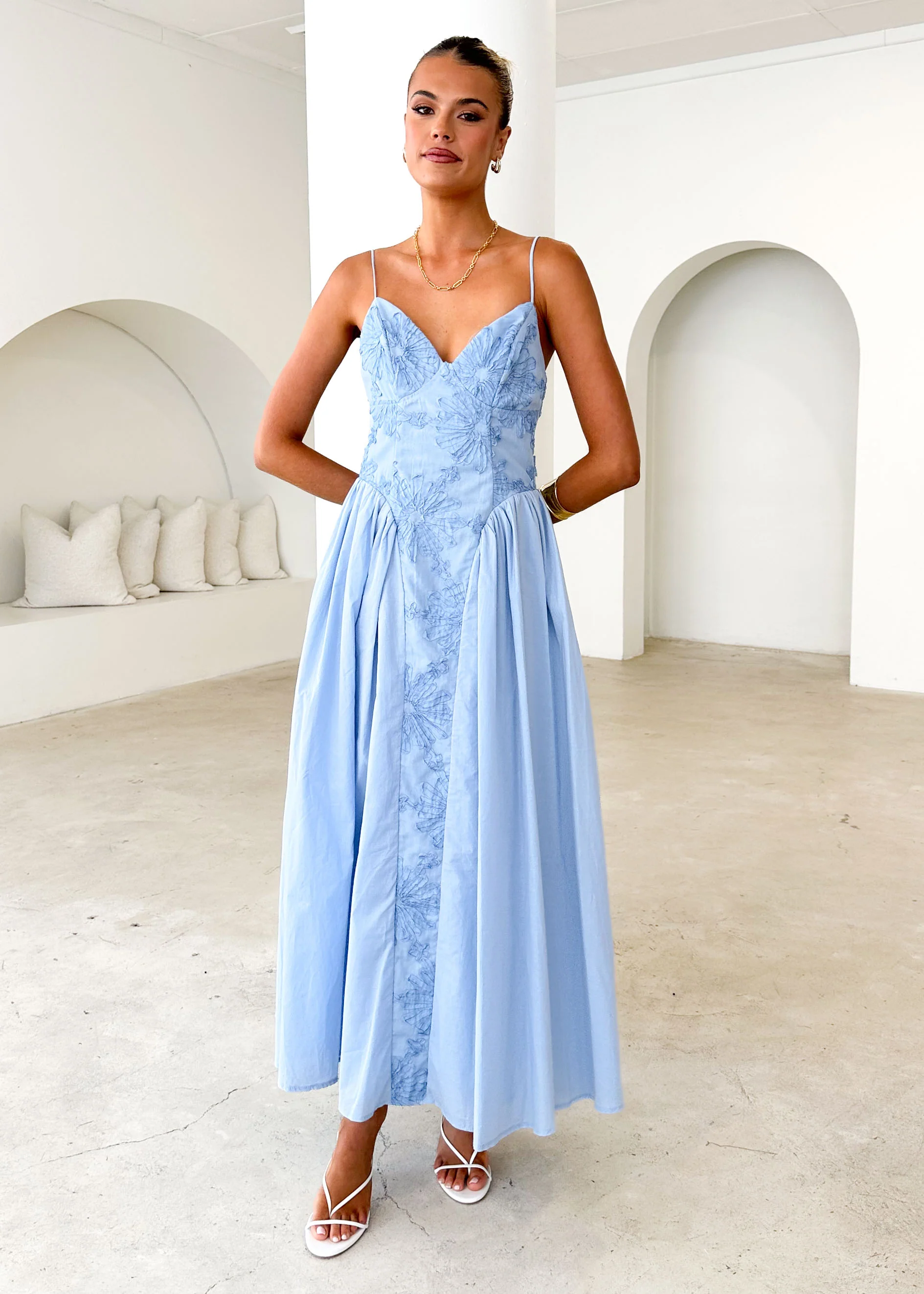 Kassi Maxi Dress - Blue - Image 2