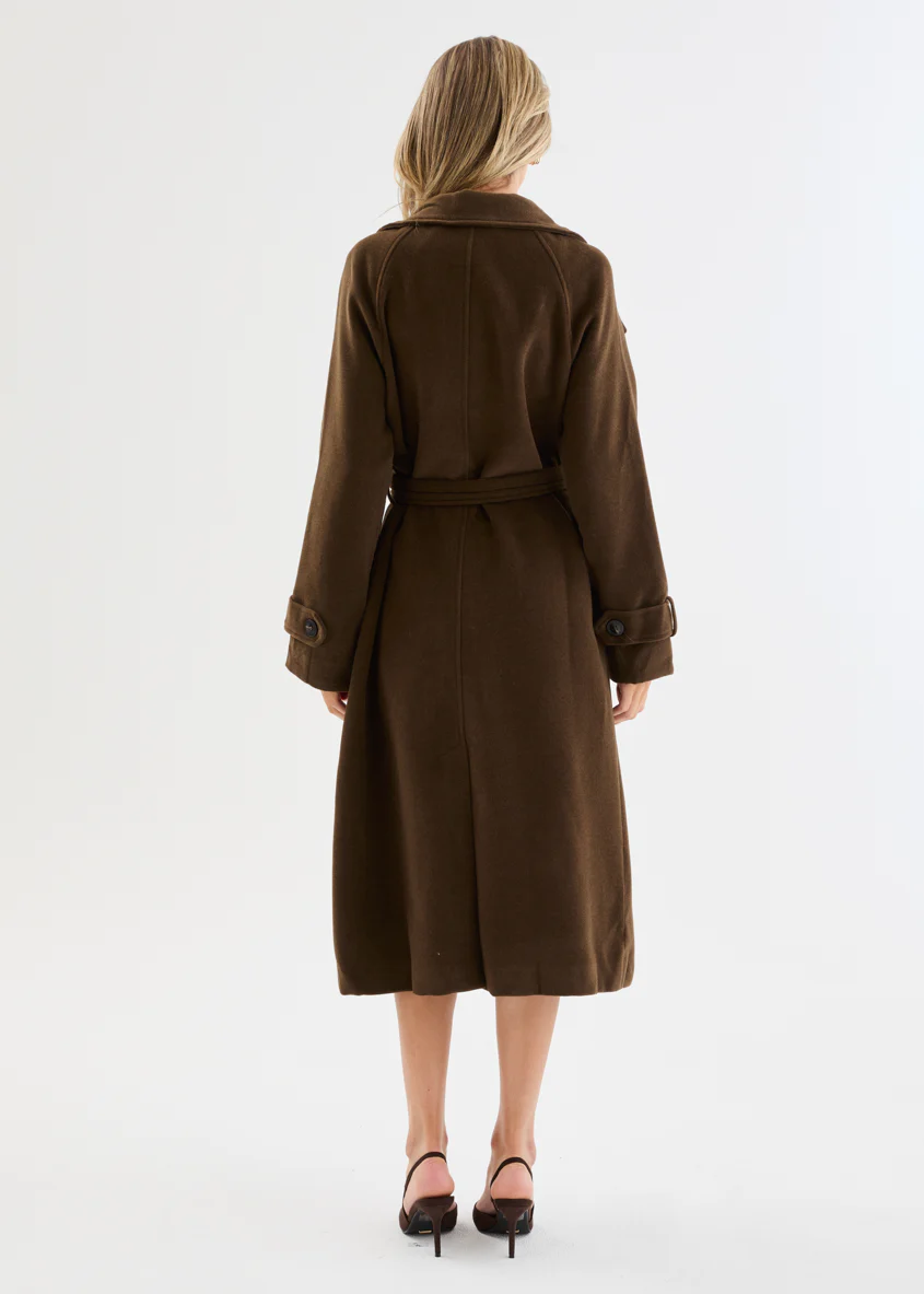 Kathrine Coat - Chocolate - Image 11