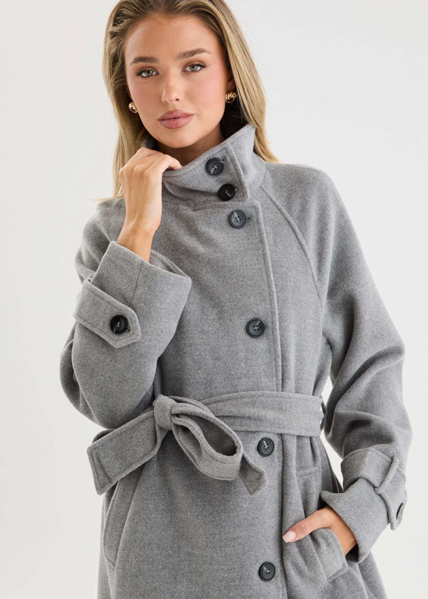 Kathrine Coat - Grey - Image 4