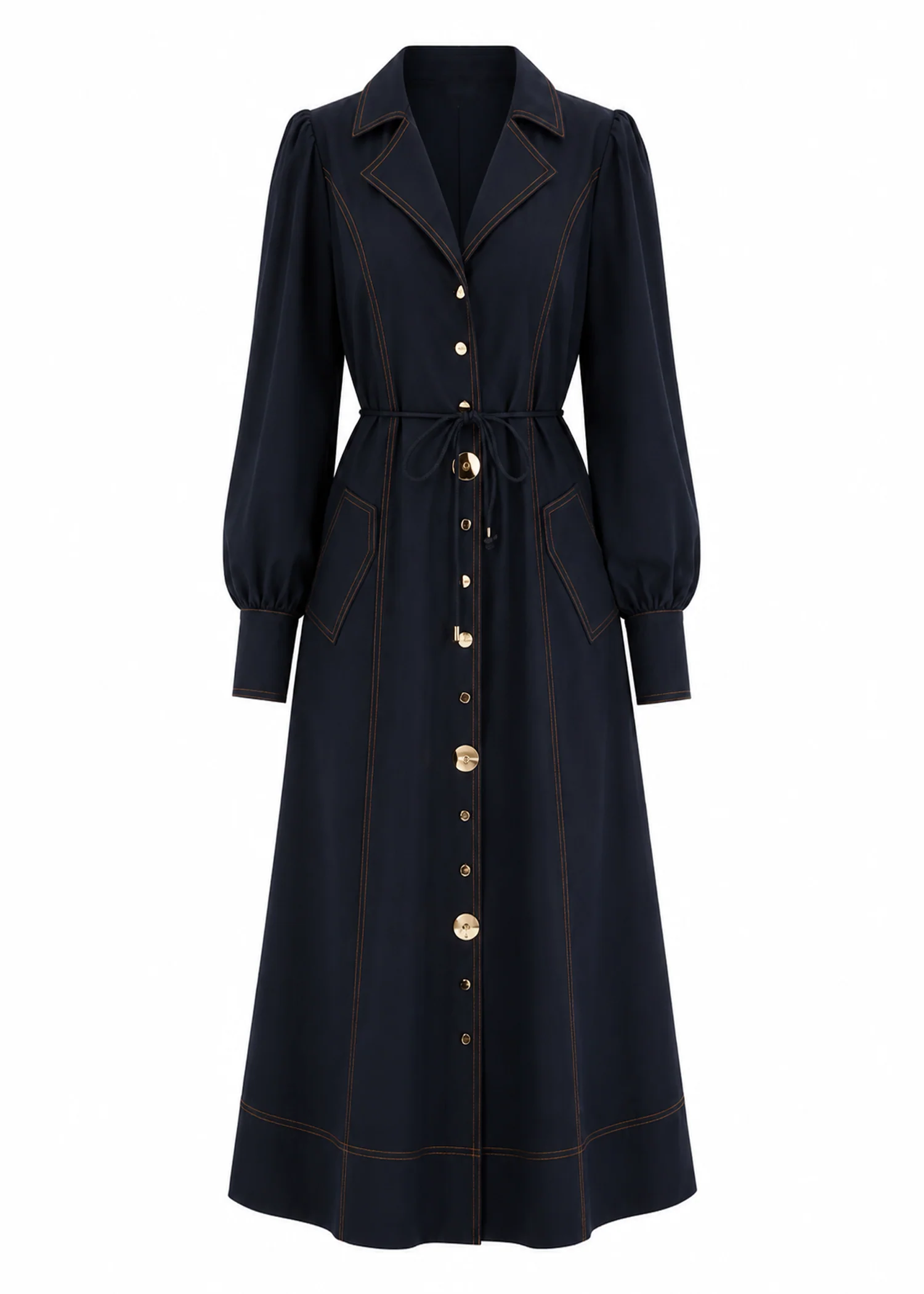 Katreen Midi Dress - Midnight - Image 2
