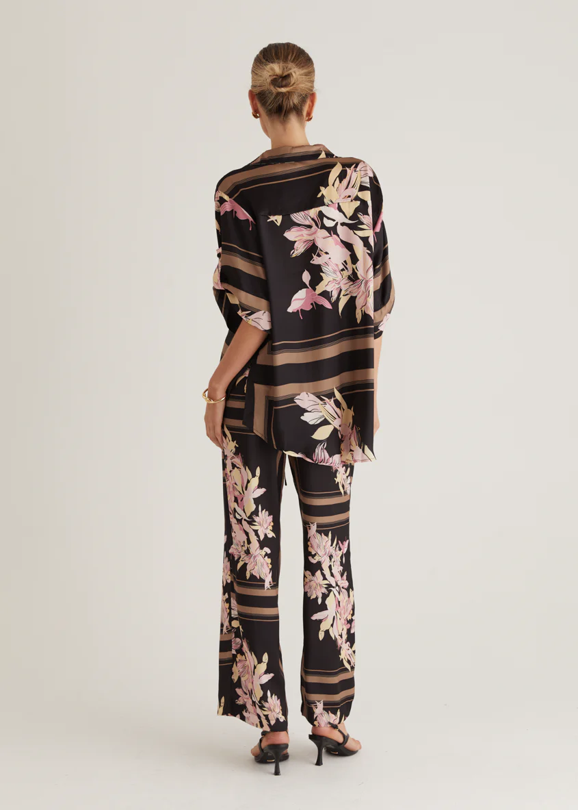 Kaycie Pants - Black Floral - Image 8