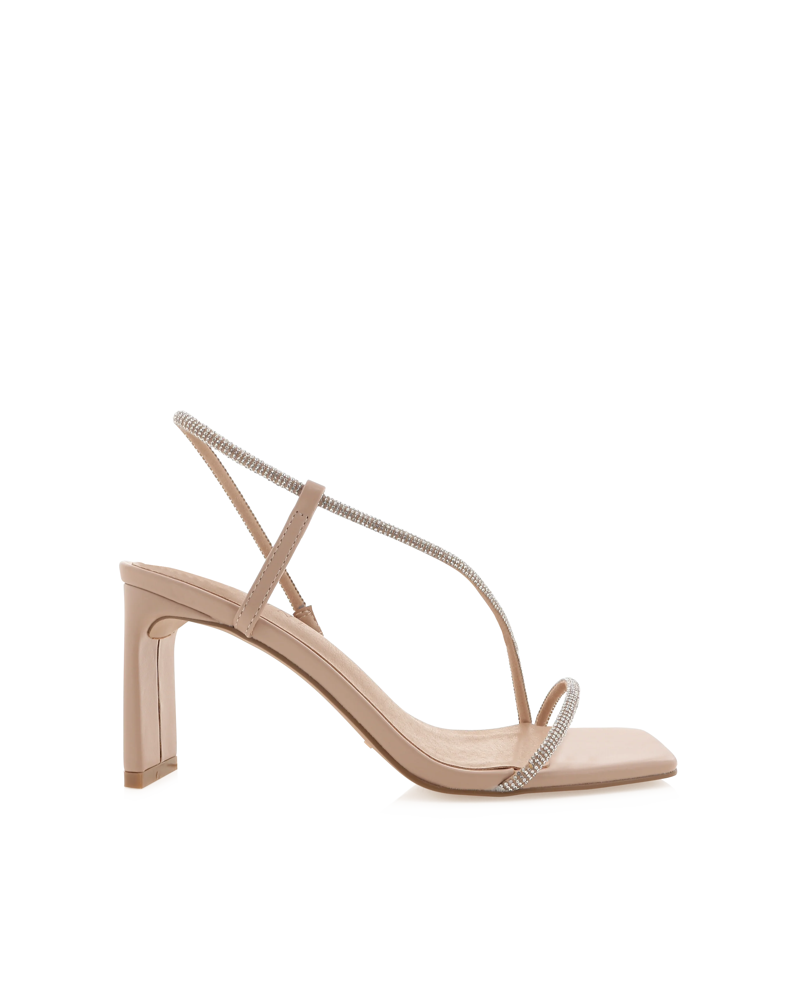 Kaye Heels - Nude Diamante - Image 2