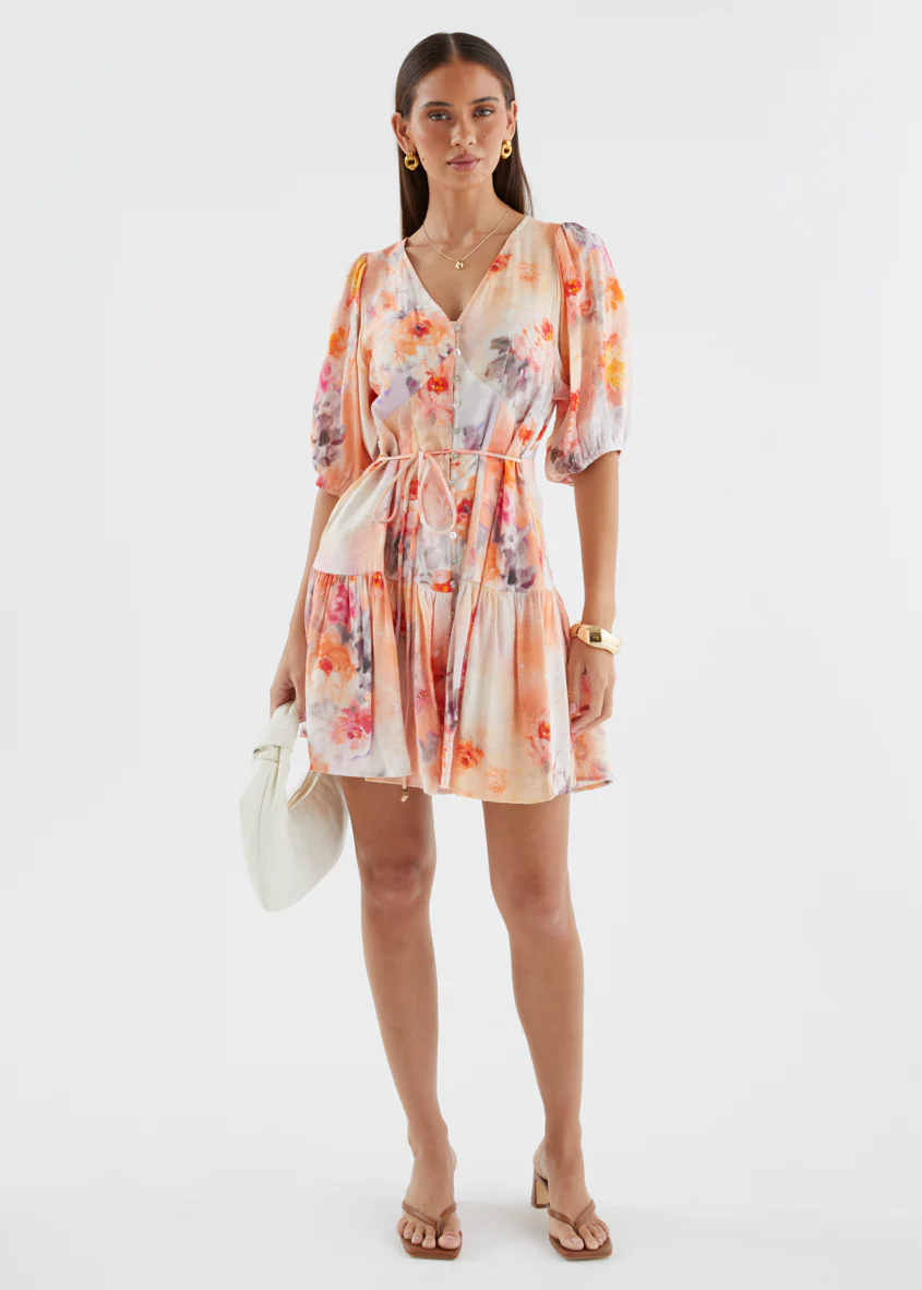 Kayleigh Dress - Peach Blossom - Image 5