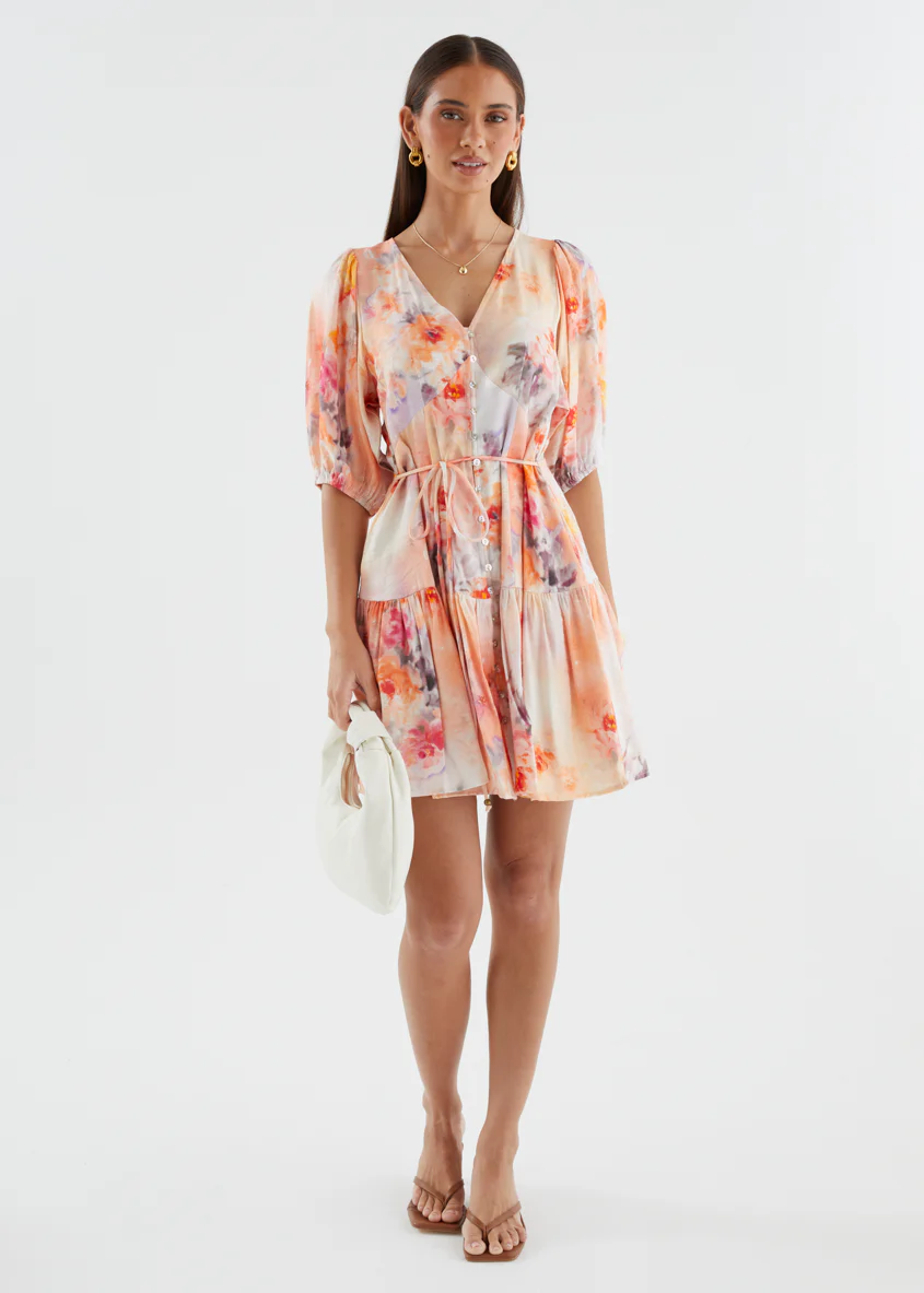 Kayleigh Dress - Peach Blossom - Image 6
