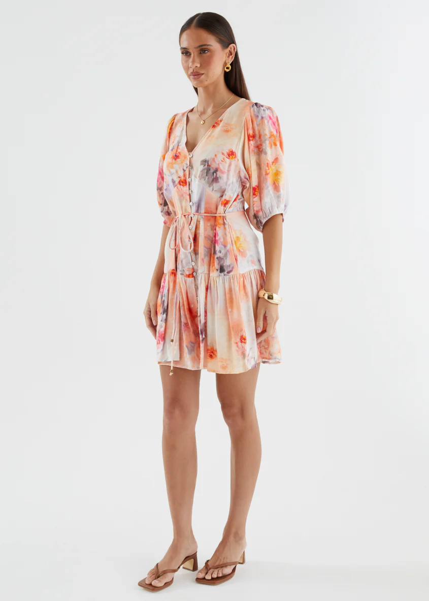 Kayleigh Dress - Peach Blossom - Image 7