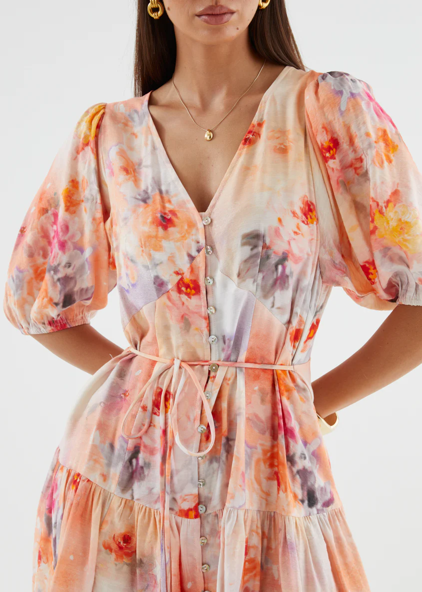 Kayleigh Dress - Peach Blossom - Image 9