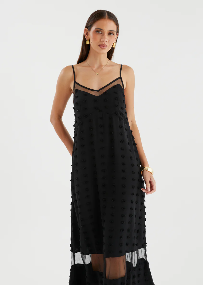 Kearan Maxi Dress - Black - Image 3