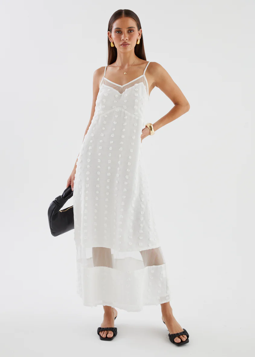 Kearan Maxi Dress - Off White - Image 2