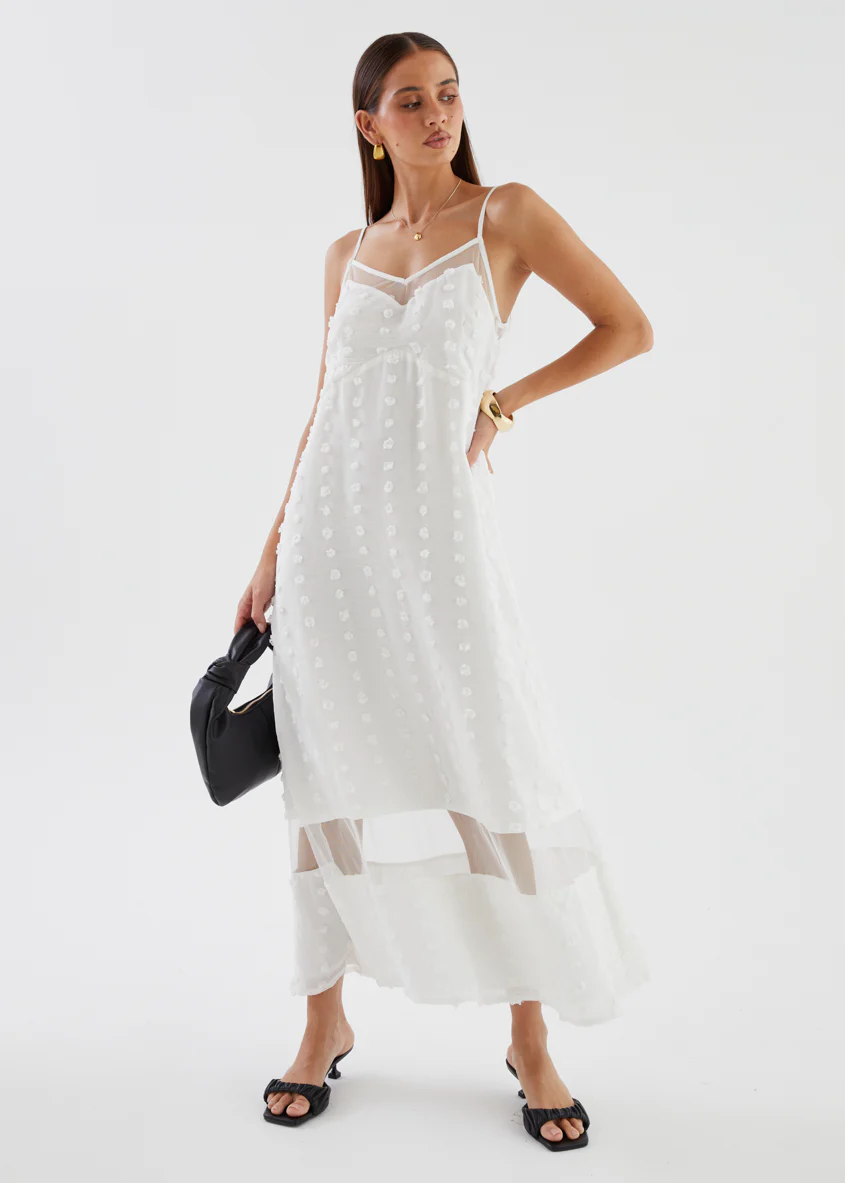 Kearan Maxi Dress - Off White - Image 4