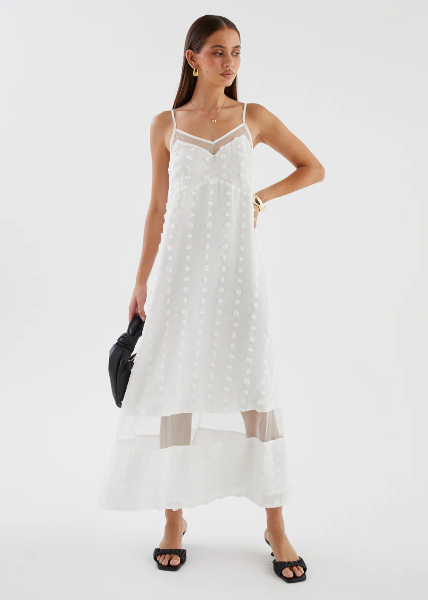 Kearan Maxi Dress - Off White - Image 6