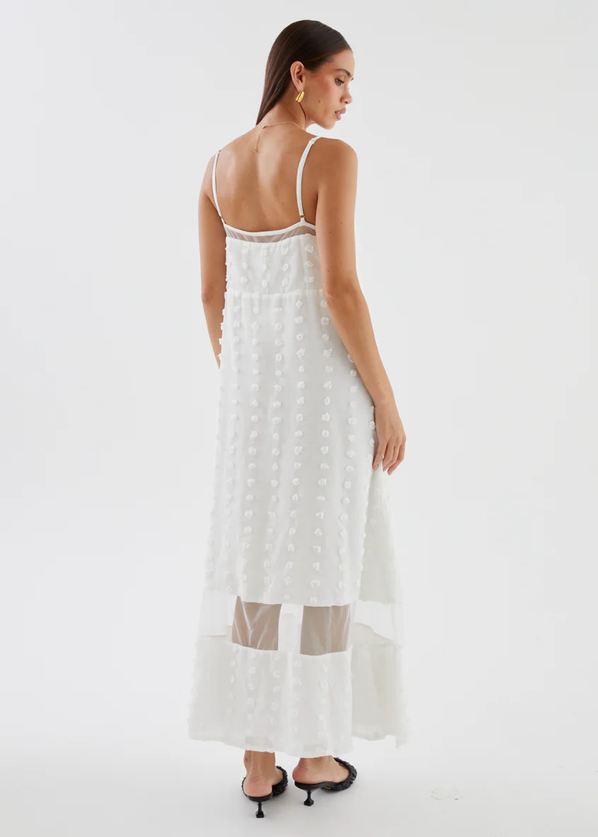Kearan Maxi Dress - Off White - Image 9