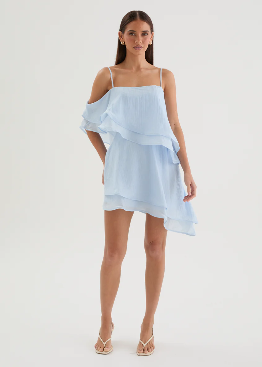 Kelandra Dress - Light Blue - Image 2