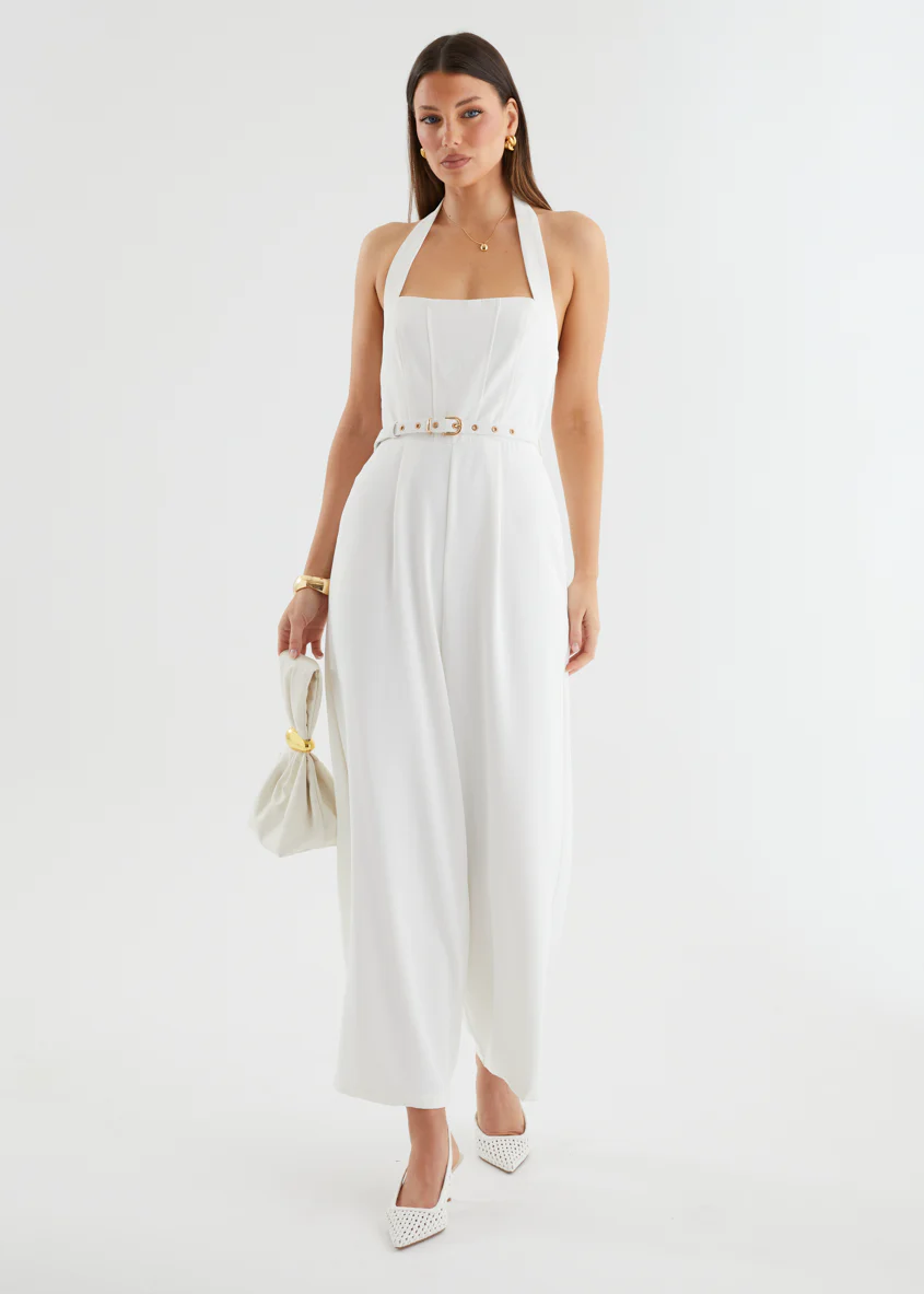Kellsie Pantsuit - White - Image 2
