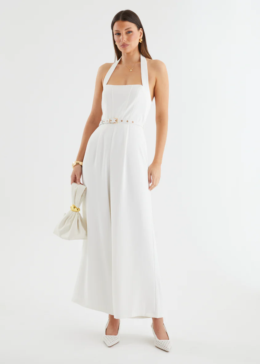 Kellsie Pantsuit - White - Image 4