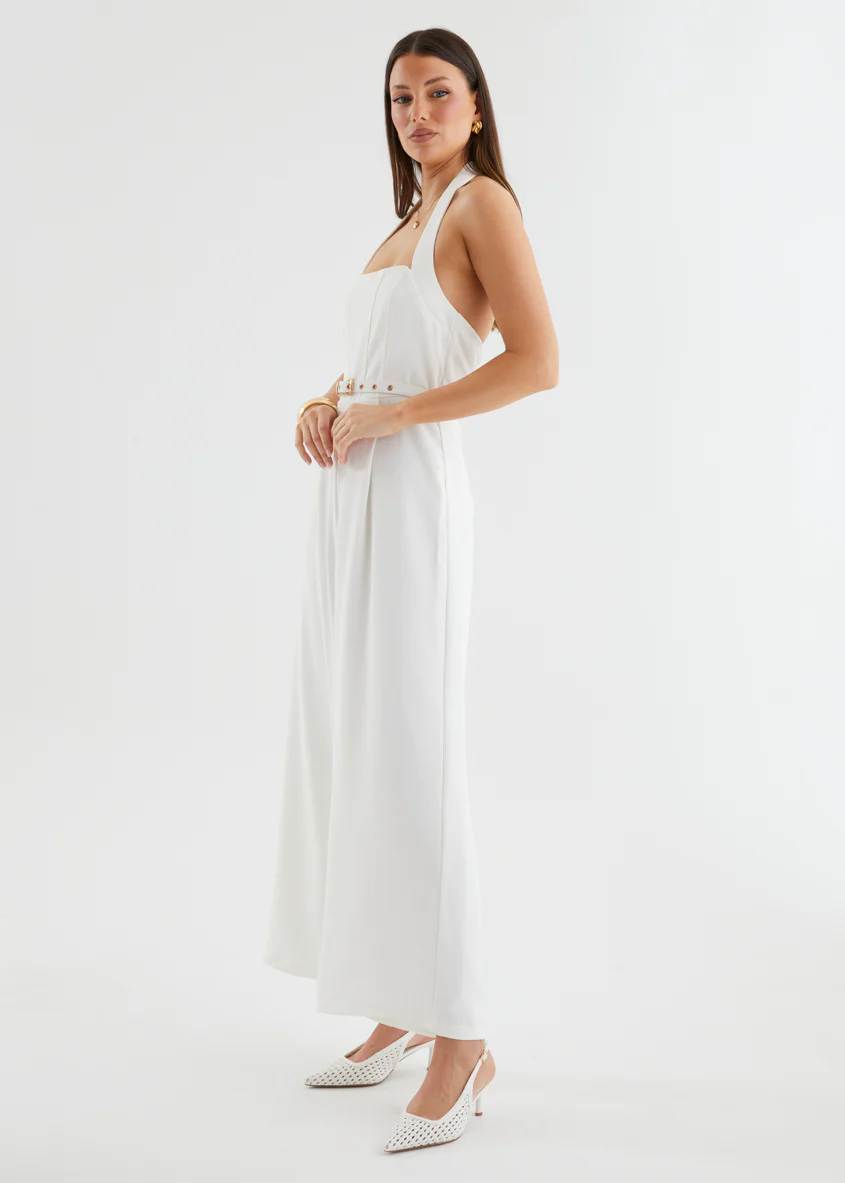 Kellsie Pantsuit - White - Image 6