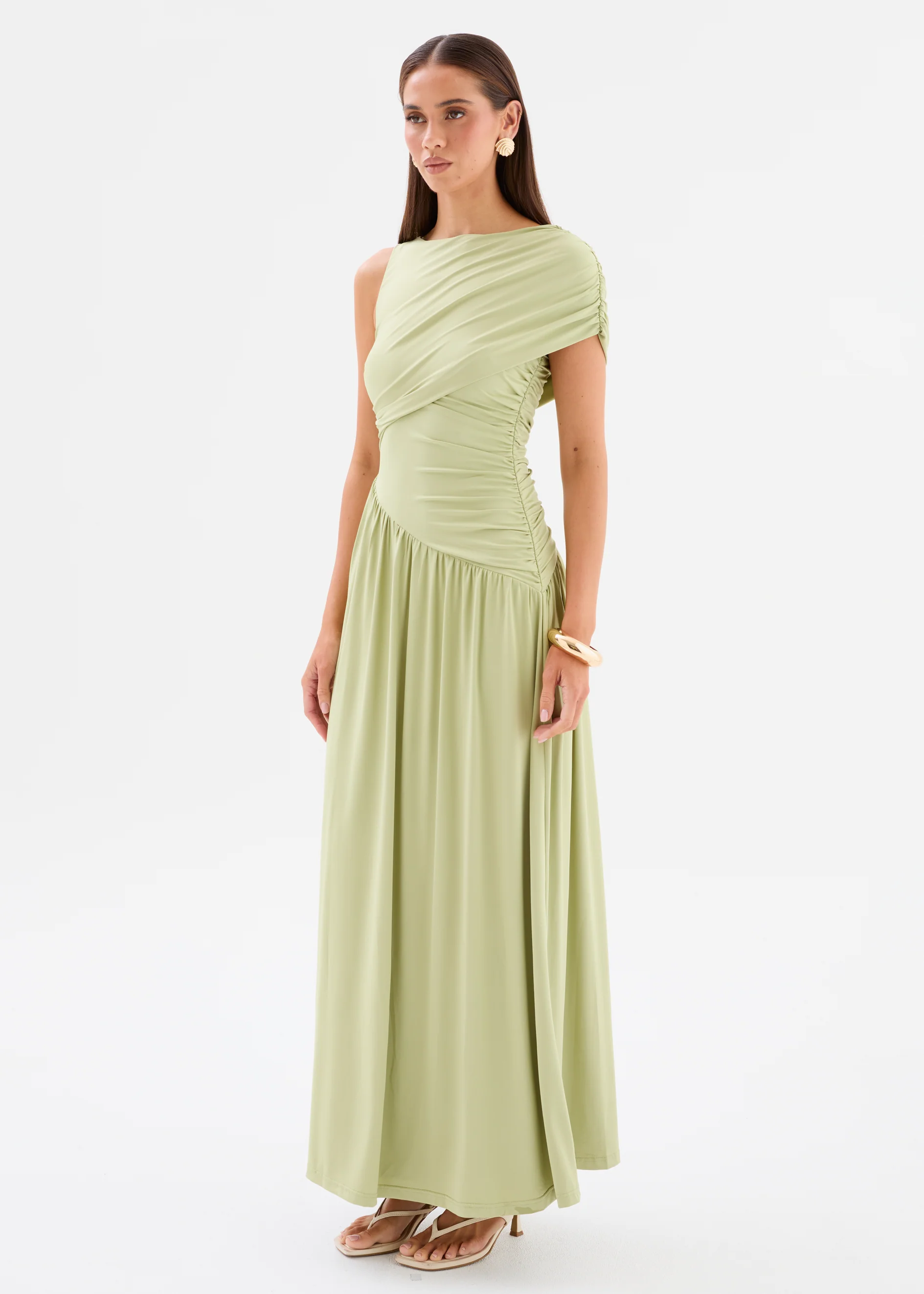 Kelsea Maxi Dress - Matcha - Image 6
