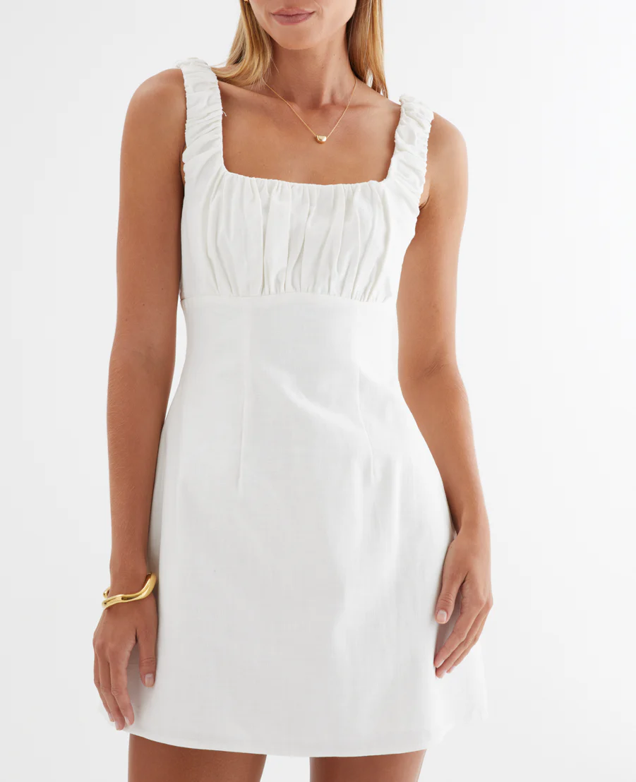Kenia Dress - White - Image 8