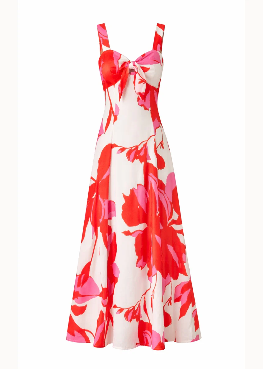 Kerana Maxi Dress - Ruby Petal - Image 2