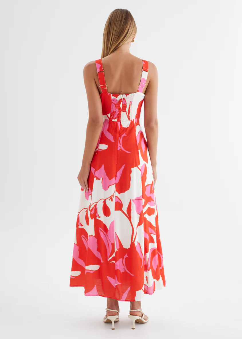 Kerana Maxi Dress - Ruby Petal - Image 8