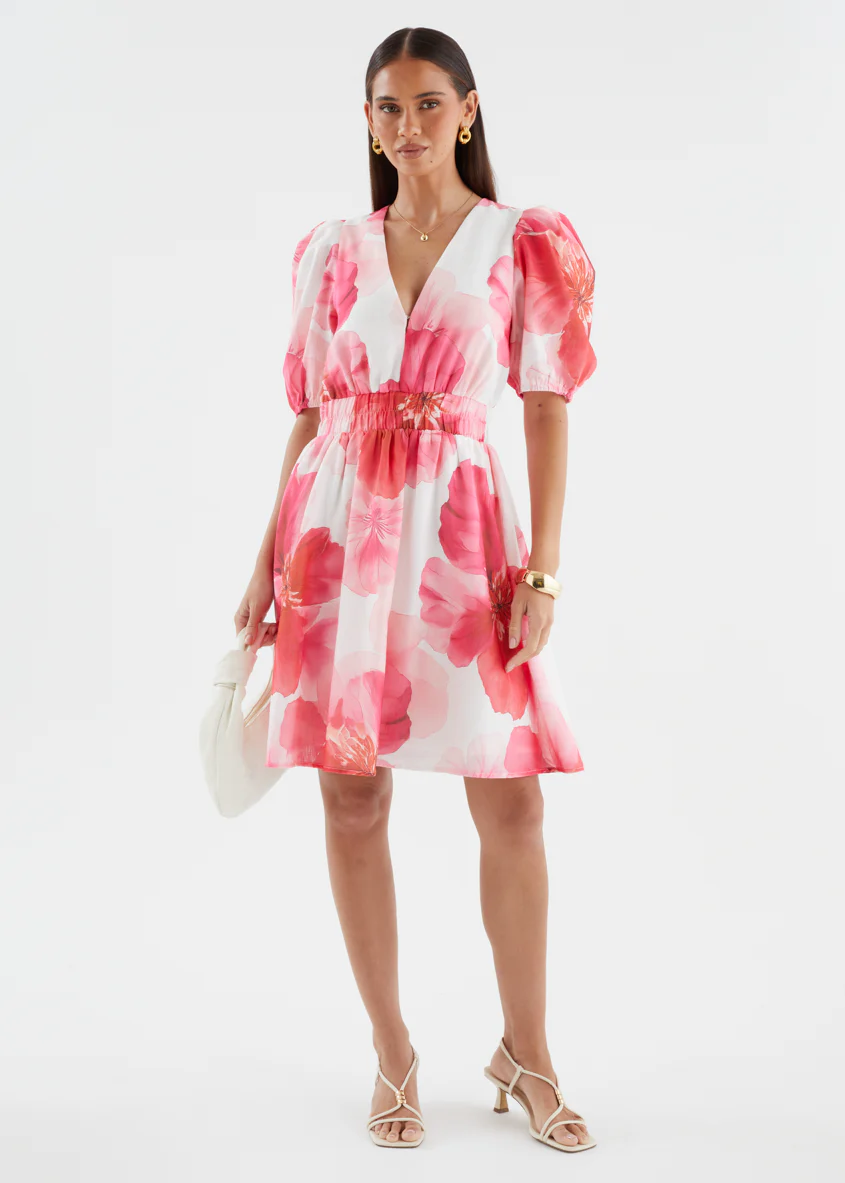 Keria Dress - Pink Rose