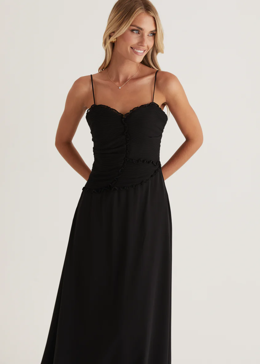 Kimmy Maxi Dress - Black - Image 4