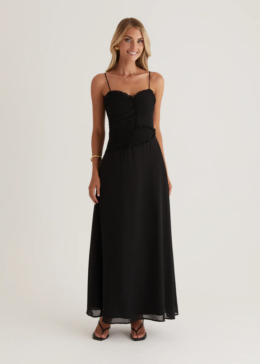 Kimmy Maxi Dress - Black - Image 9