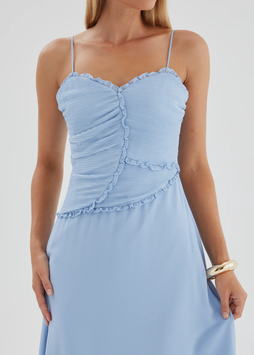 Kimmy Maxi Dress - Blue - Image 7