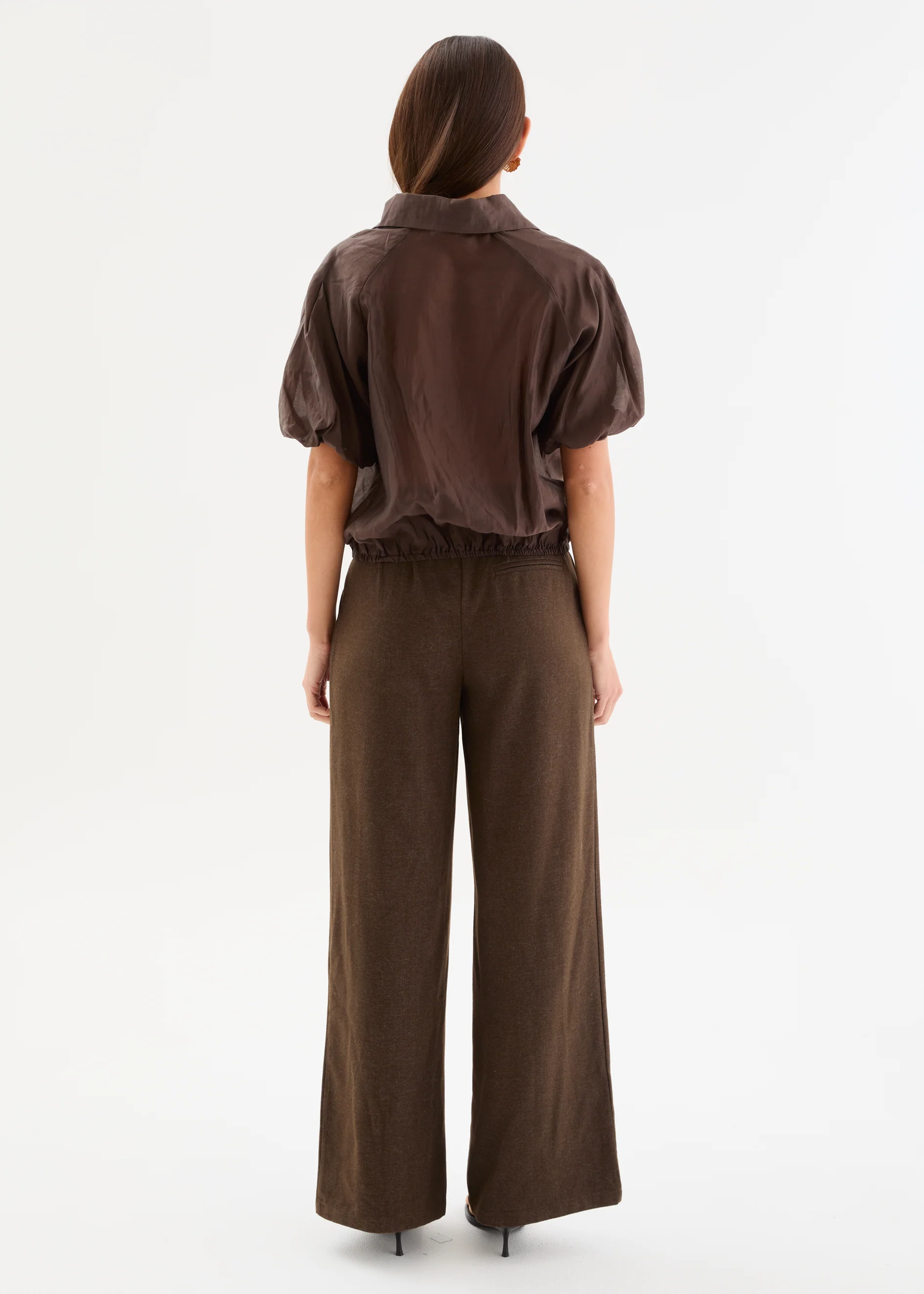 Korbela Blouse - Chocolate - Image 7