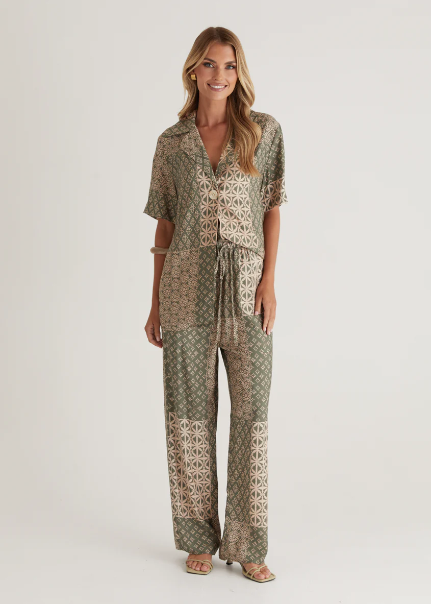 Kordyn Pants - Green Batik - Image 6