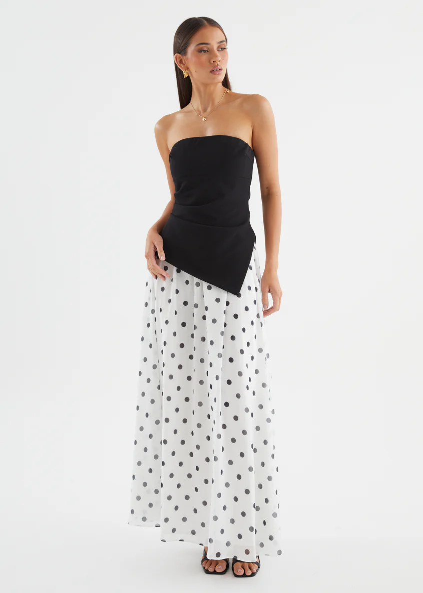 Kourtney Set - Black Polka - Image 4