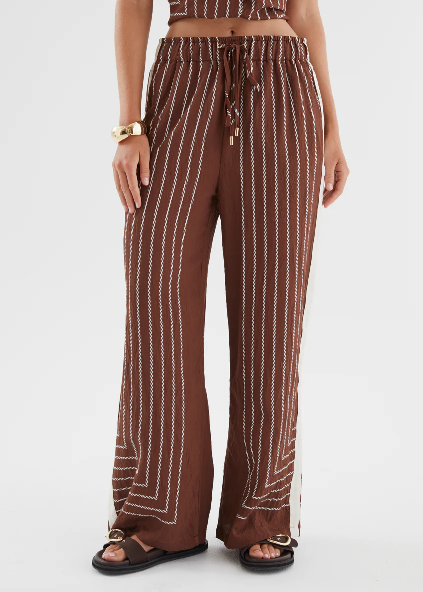 Kylen Pants - Choc Rope Stripe - Image 10