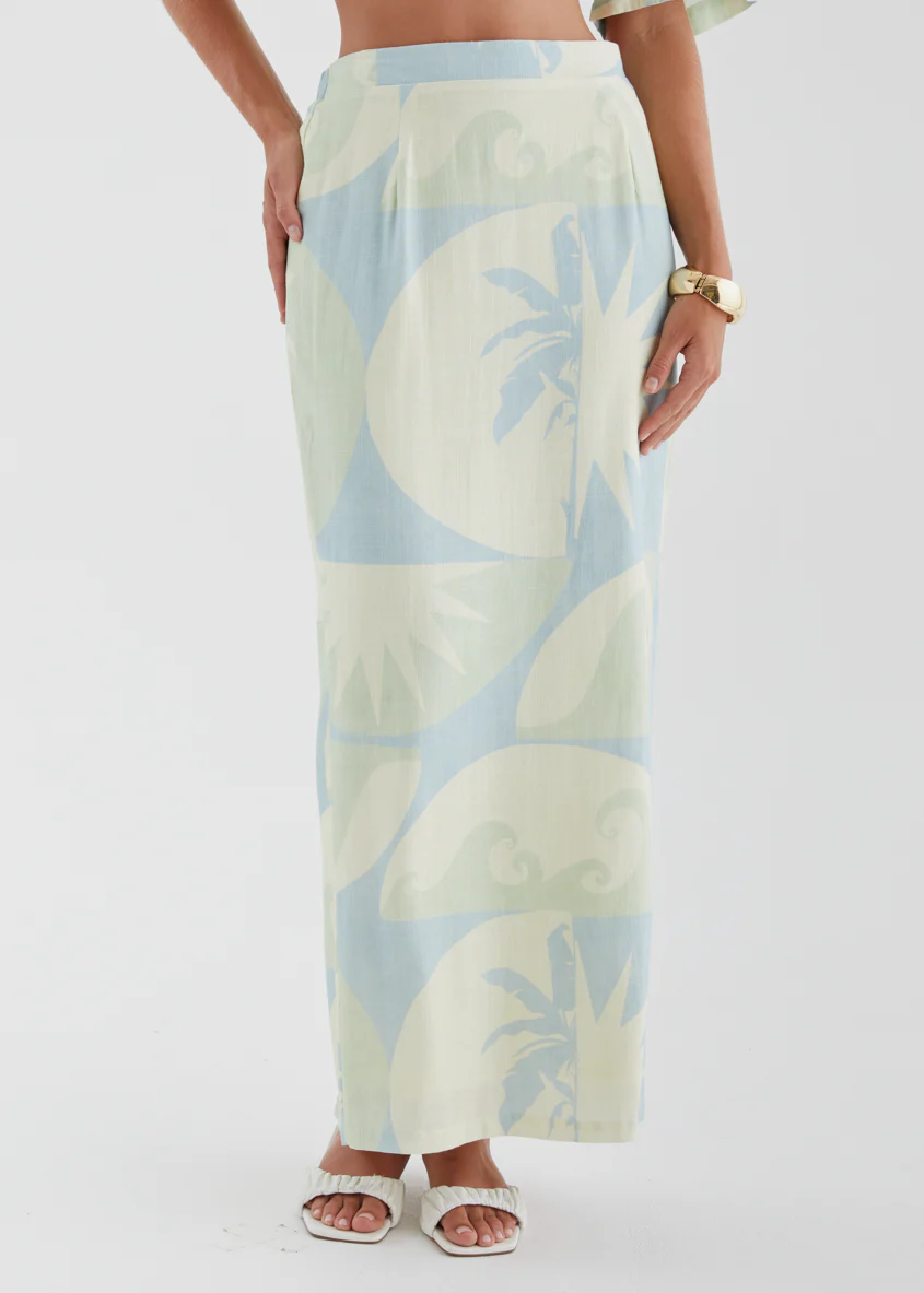 Labyrinth Maxi Skirt - Coastal - Image 4