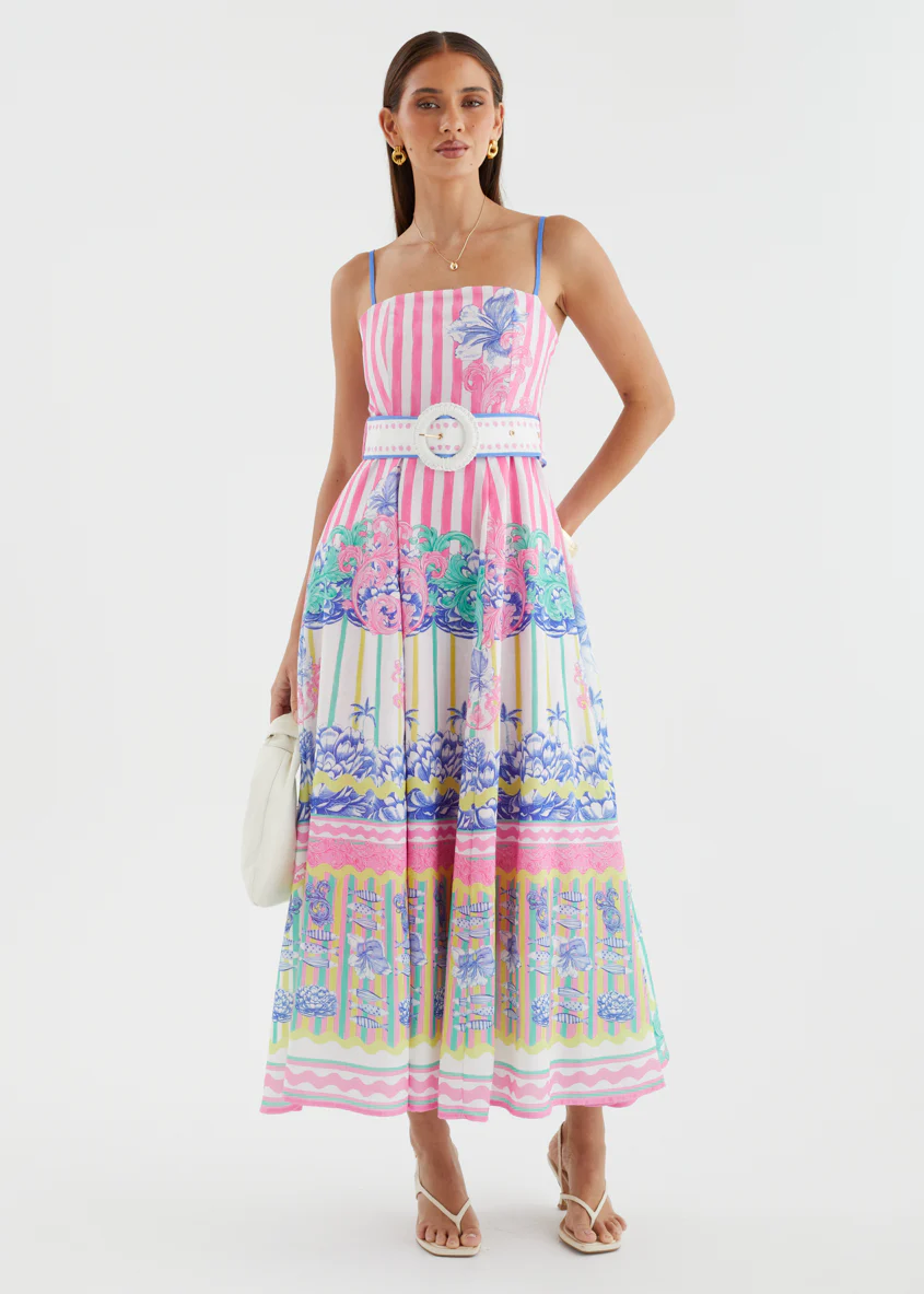 Lalita Maxi Dress - Bahama Pink - Image 5