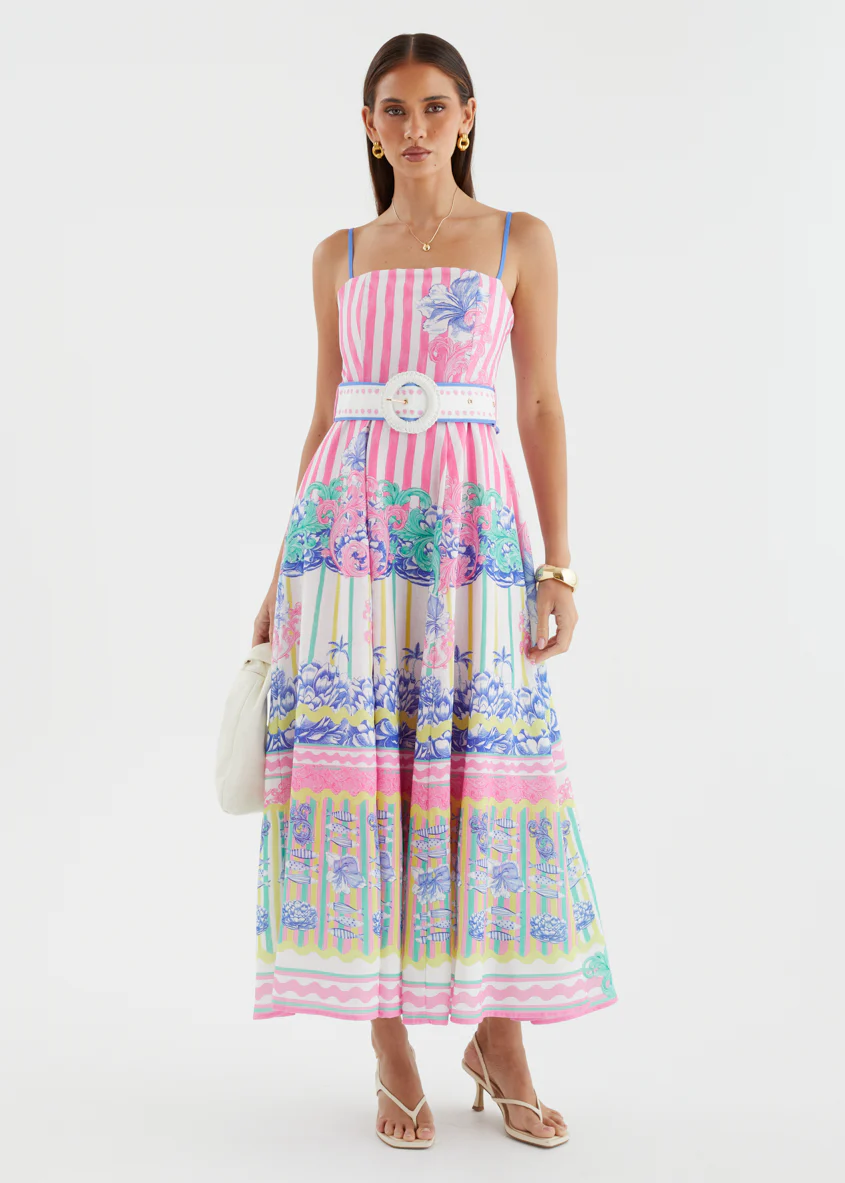 Lalita Maxi Dress - Bahama Pink - Image 6