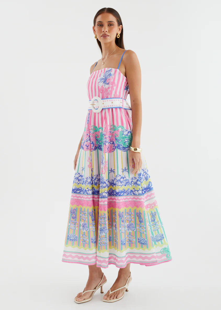 Lalita Maxi Dress - Bahama Pink - Image 7