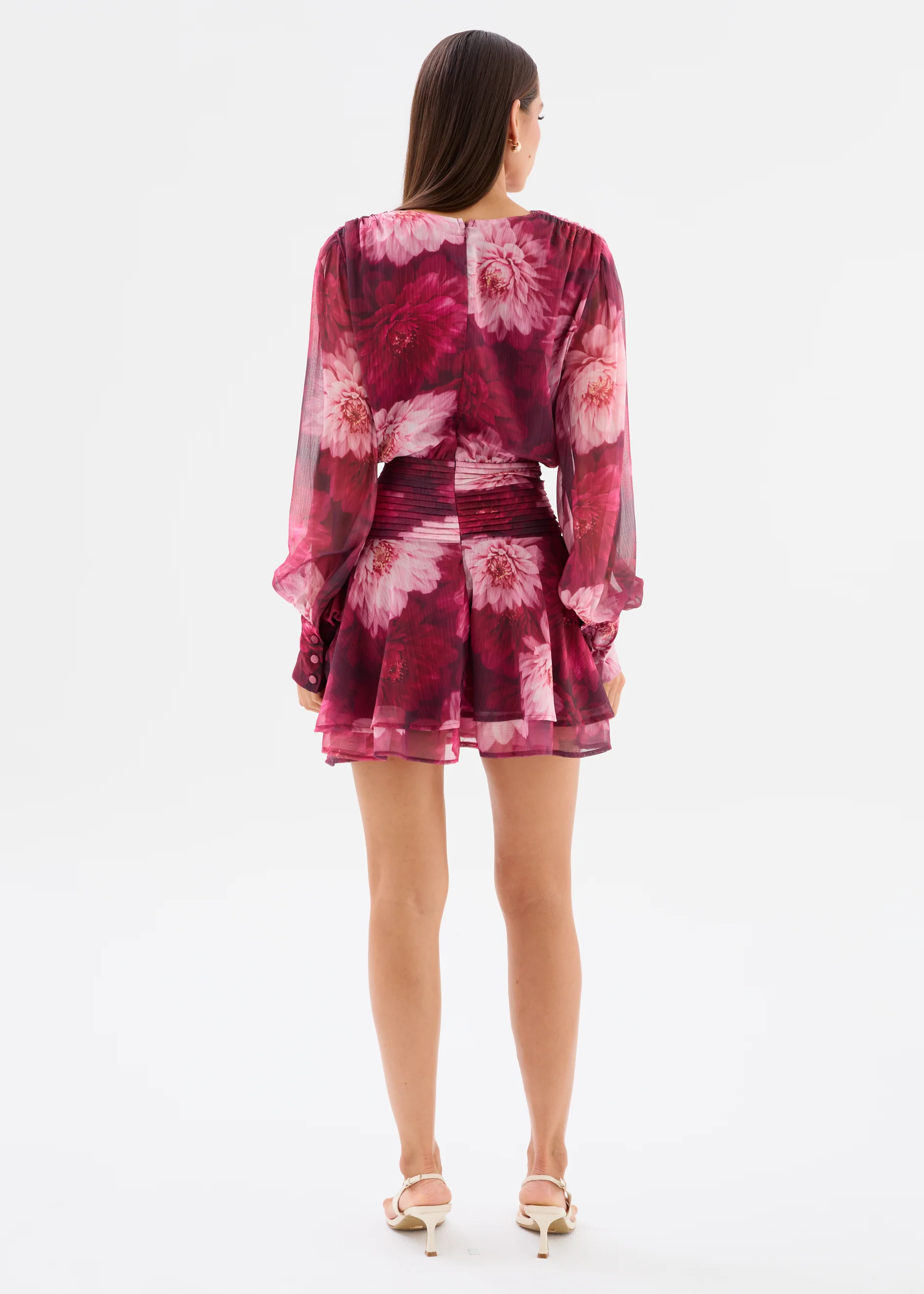 Lanarah Mini Dress - Ruby Dahlia - Image 6