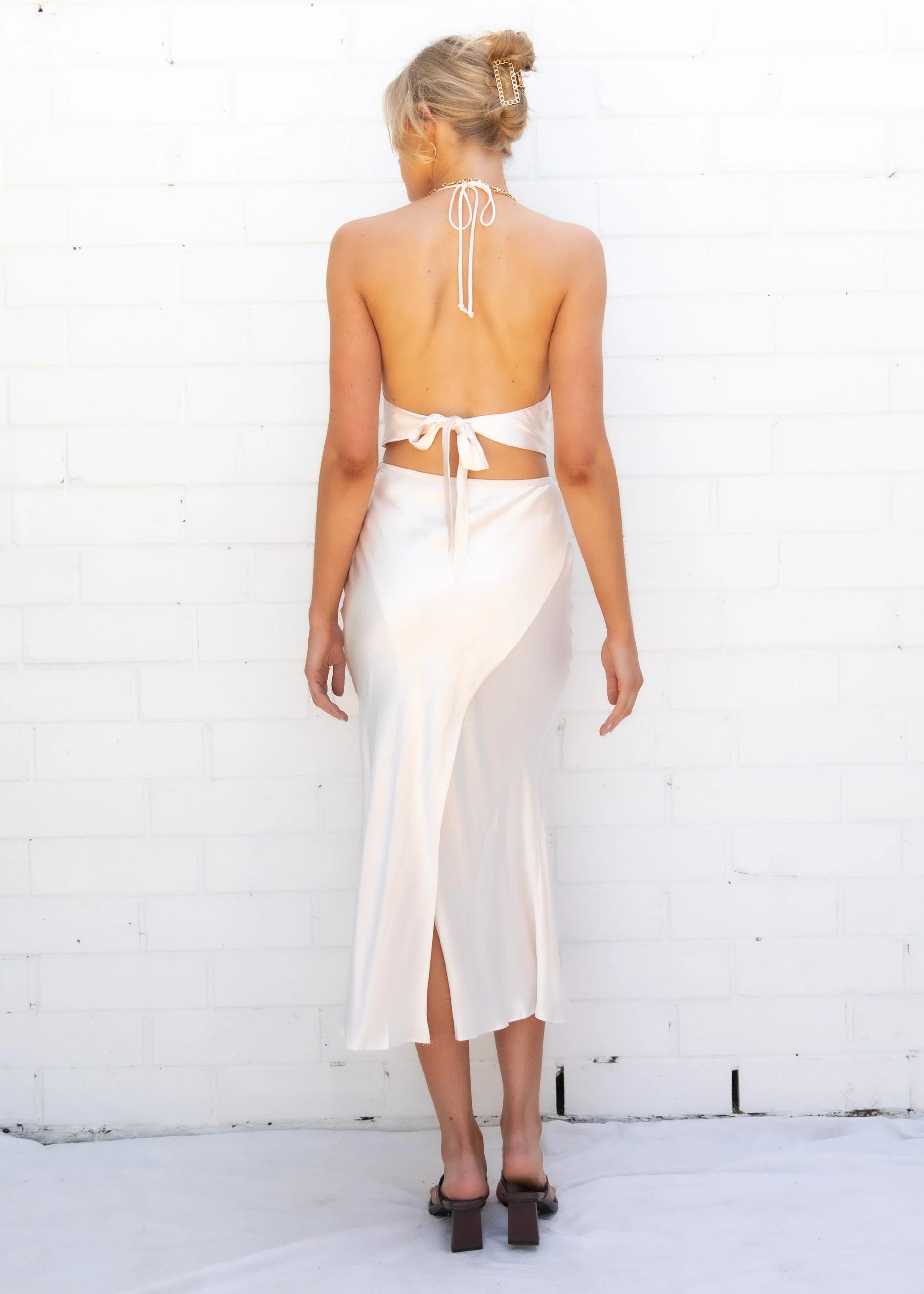 Langston Halter Crop - Cream - Image 7
