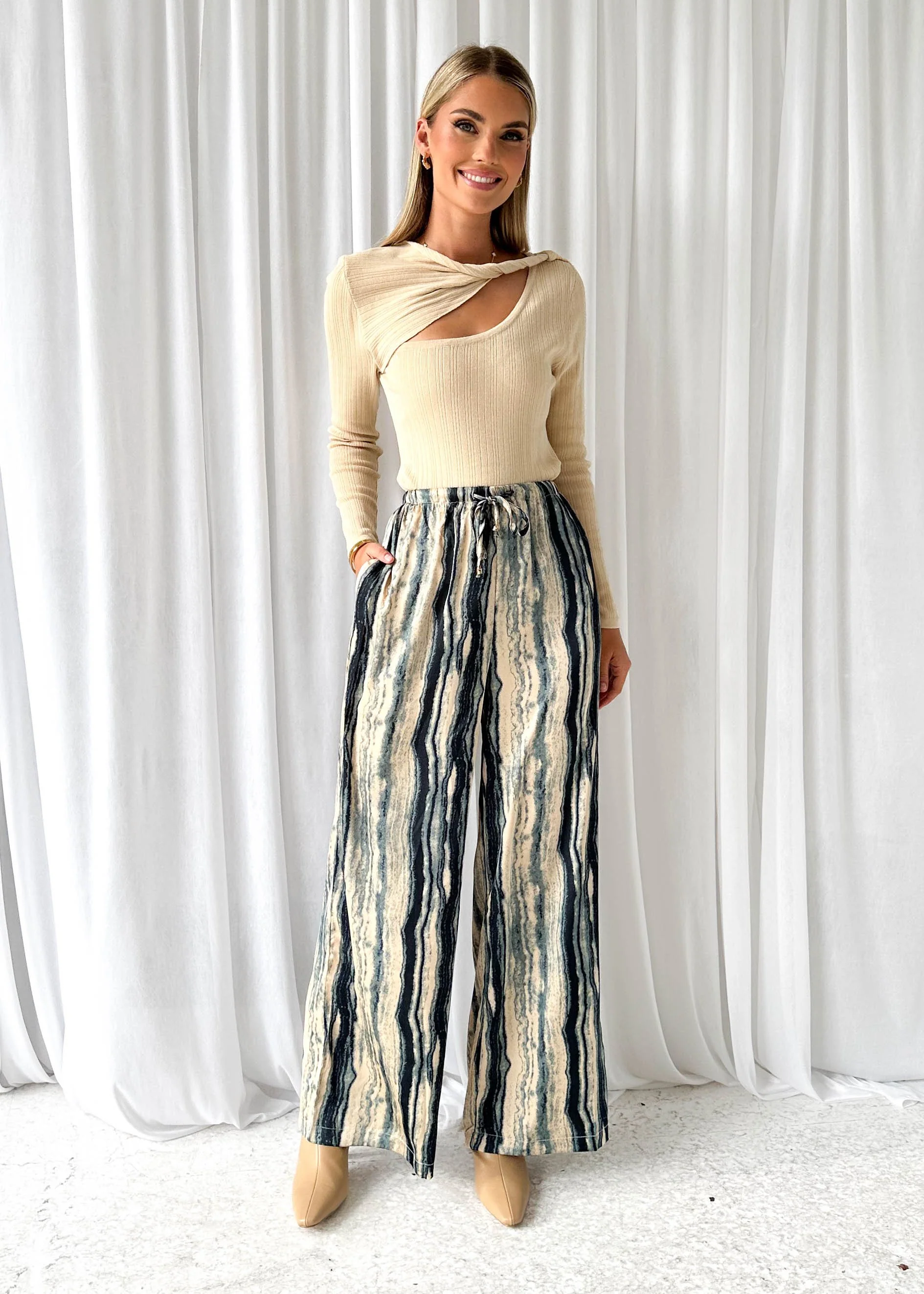Lanrae Pants - Teal Multi - Image 12