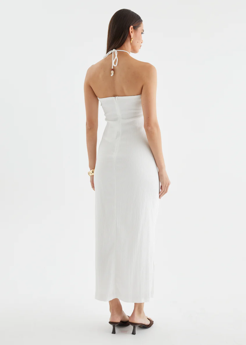 Lara Halter Maxi Dress - White - Image 7