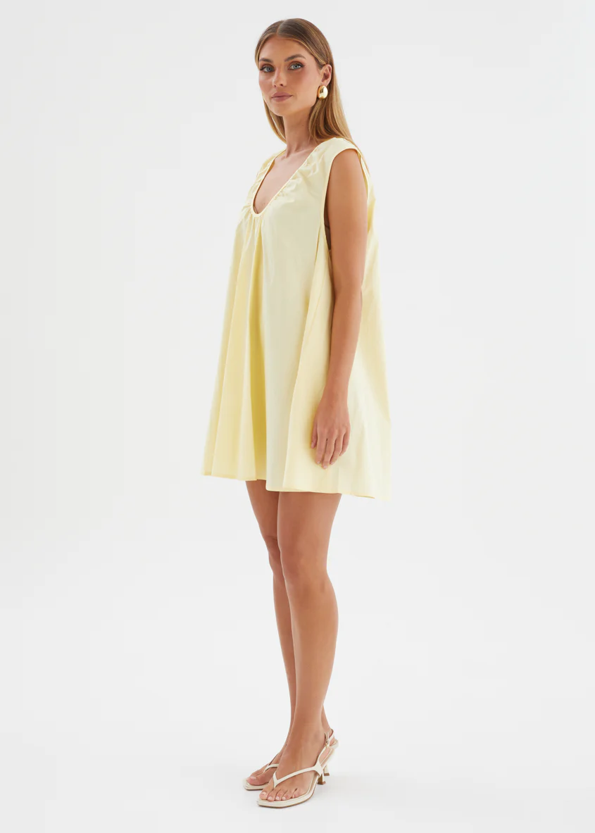 Lateasha Dress - Banana - Image 6