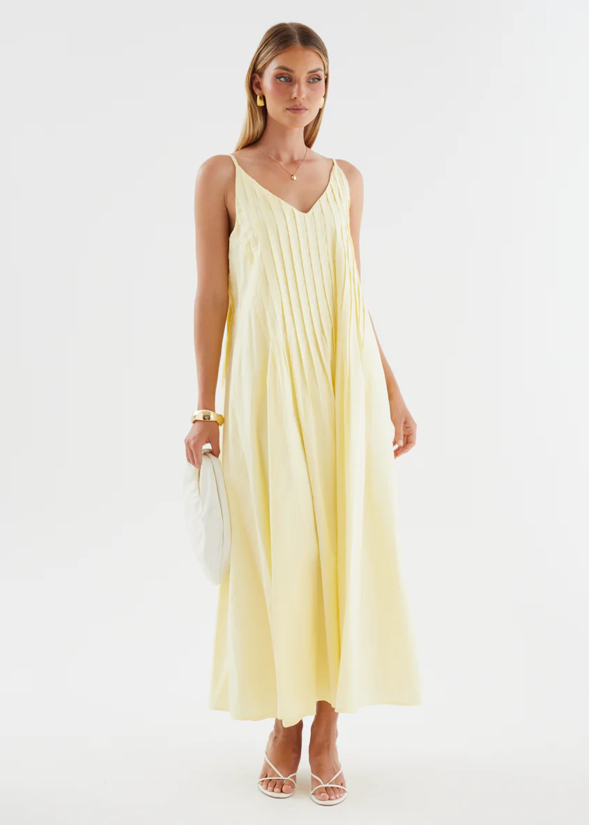 Latiana Maxi Dress - Banana - Image 2