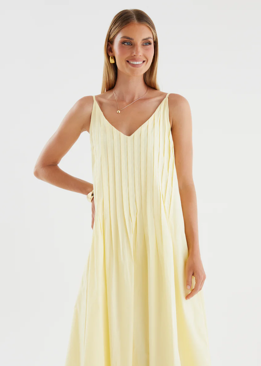 Latiana Maxi Dress - Banana - Image 3