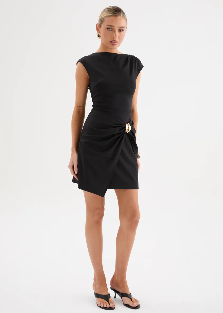 Laurissa Mini Dress - Black - Image 5