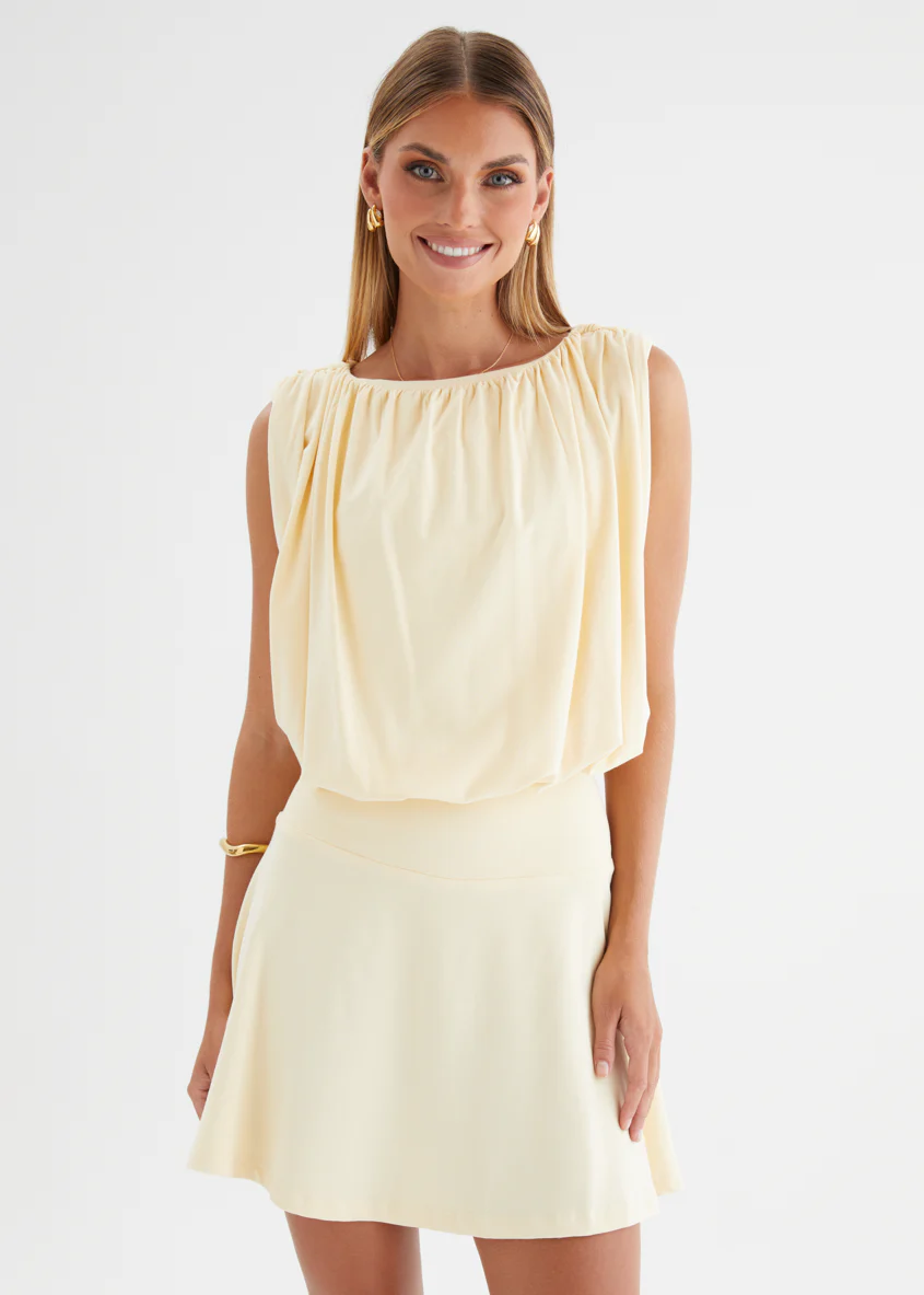 Leanora Top - Lemon