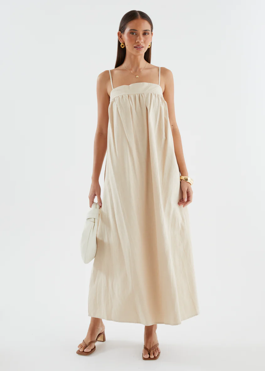 Leeanne Maxi Dress - Beige