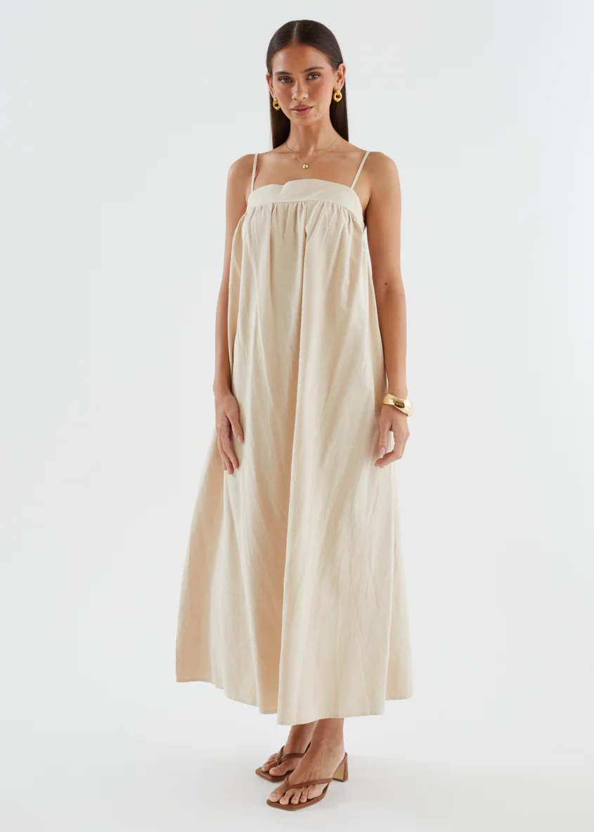 Leeanne Maxi Dress - Beige - Image 6