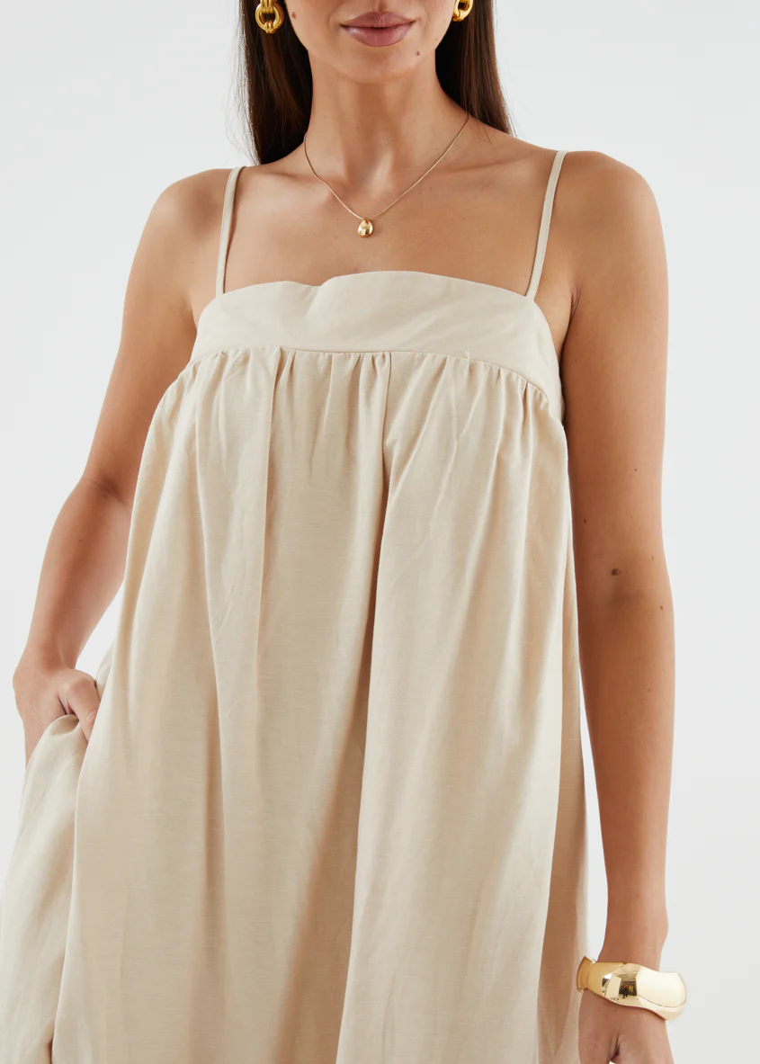 Leeanne Maxi Dress - Beige - Image 8
